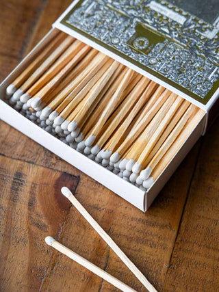 Detail image of the Black & Gold Fireplace Matches