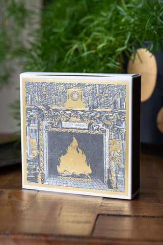 Image of the Black & Gold Fireplace Matches