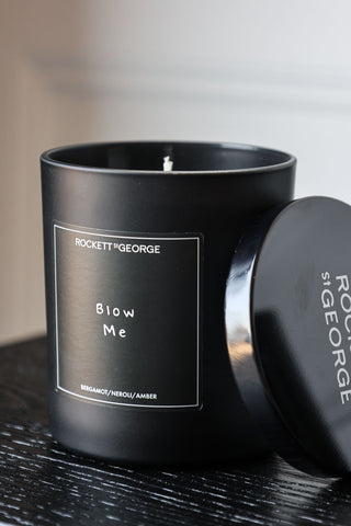 Detail image of the Rockett St George Blow Me Champagne & Bergamot Candle