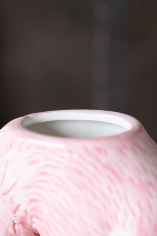 Image of the Blush Pink Flamingo Bud Vase