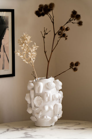 Lifestyle image of the Body Parts Ceramic Vase