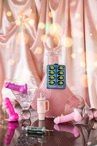 Image of the Botox Christmas Tree Decoration with other Christmas decorations