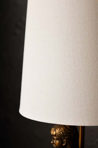 Image of the shade for the Brass Lady Table Lamp