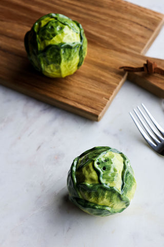 Detail image of the Brussels Sprouts Salt & Pepper Shakers
