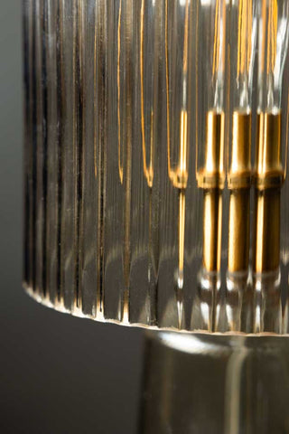 Detail image of the Champagne Seventies Glass Table Lamp