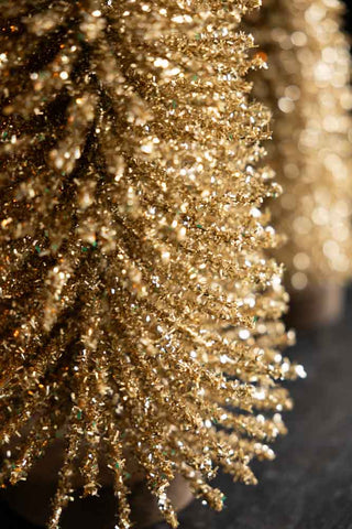 Image of the Champagne Tinsel Christmas Tree - 60cm