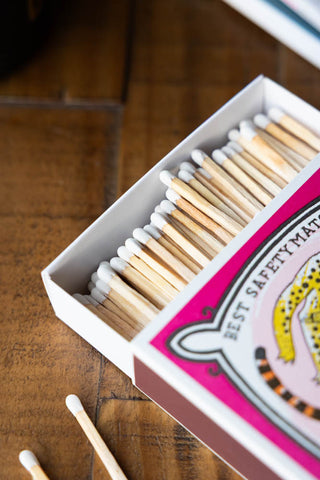 Close-up image of the Chasing Cats Matches