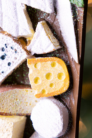 Detail image of the Cheese Board Christmas Decoration
