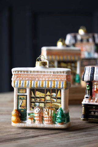 Image of the Cheese Shop Glass Christmas Tree Decoration