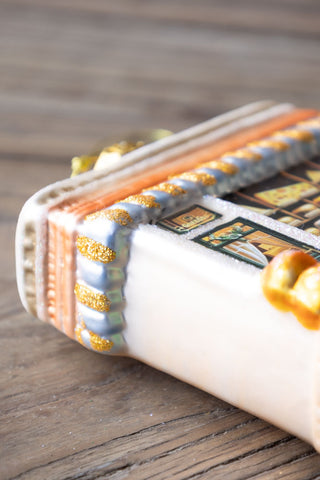 Detail image of the Cheese Shop Glass Christmas Tree Decoration