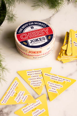 Detail image of the Cheesy Jokes Party Game
