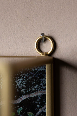 Image of the hanging hook on the Chinoiserie Mirror Shelving Unit