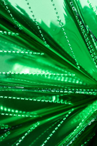 Detail image of the Christmas Star Hanging Decoration in Metallic Green