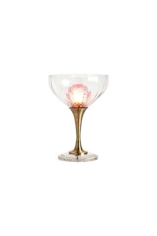 Cutout image of the Cocktail Table Lamp on a white background. 