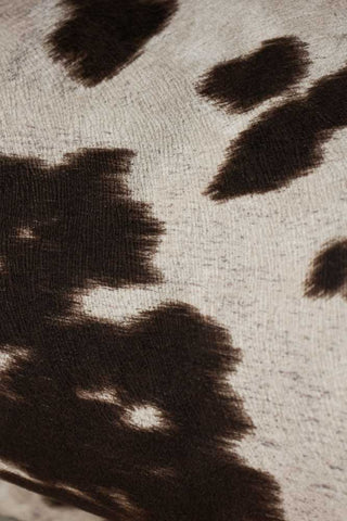 Image of the pattern on the Cowhide Patterned Armchair