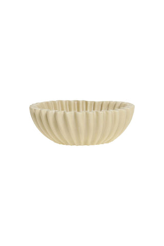 Cutout image of the Cream Shell-Shaped Bowl.