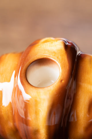 Close-up image of the Croissant Candle Holder 