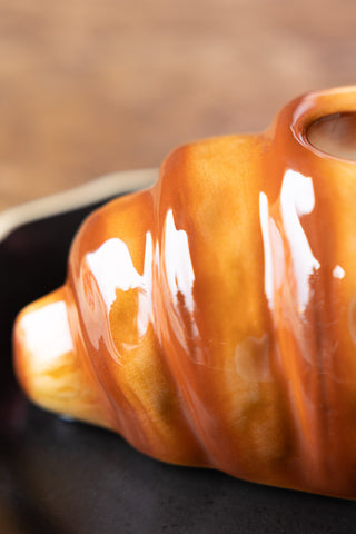 Image of the finish on the Croissant Candle Holder