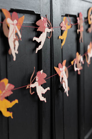 Detail image of the Cupid Paper Garland
