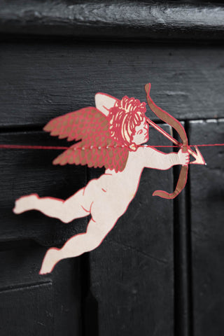 Image of the print on the Cupid Paper Garland