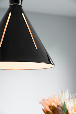 Close-up image of the Cut Out Pendant Light