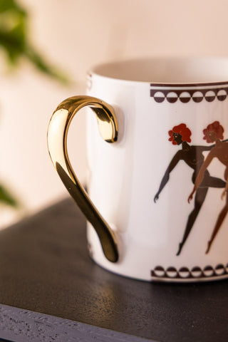 Detail image of the Dancing Ladies Charity Mug