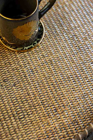Image of the material for the Dark Brown Rattan Coffee Table