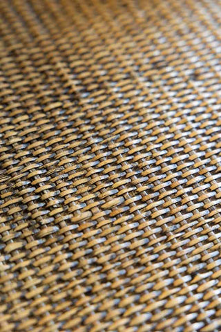 Image of the finish on the Dark Brown Rattan Coffee Table