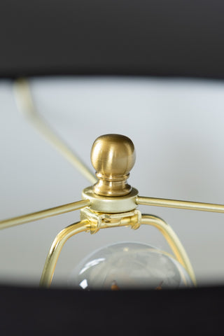 Detail image of the Dark Green Cactus Table Lamp