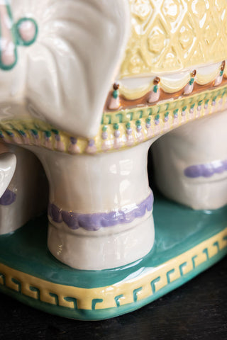 Image of the finish on the Decorative Elephant Ornament