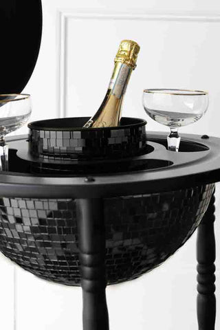 Image of the Disco Ball Wine Cooler In Black