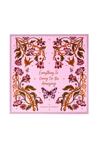 Image of the Everything Is Going To Be Amazing 50cm x 50cm Art Print - Available in 4 Options on a white background