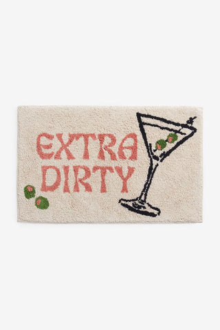 Cutout image of the Extra Dirty Martini Bath Mat