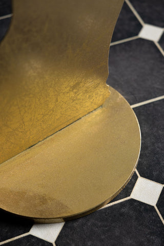 Close-up of the base of the Extra Large Gold Angel Decorative Lantern.