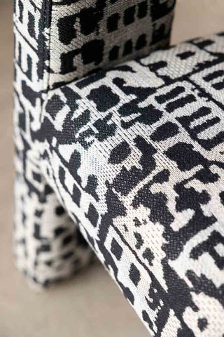 Detail image of the Fabulous Abstract Pattern Armchair