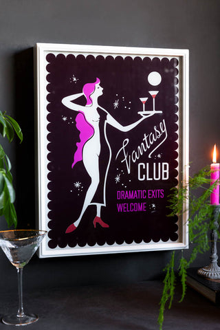 Image of the Fantasy Club Framed Light Box off