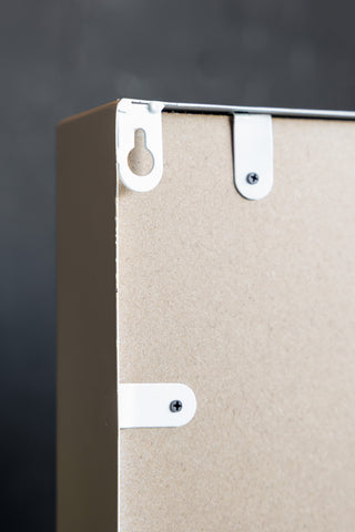 Image of the hanging hooks on the back of the Fantasy Club Framed Light Box