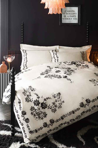 Image of the Floral Folk Duvet Cover and Pillow Case Set - Four Sizes Available