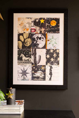 Image of the Black & White Wild West Print - Framed Or Unframed Available