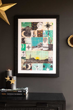 Lifestyle image of the Green Wild West Print - Framed Or Unframed Available