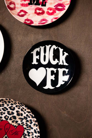 Image of Fuck Off Decorative Wall Plate