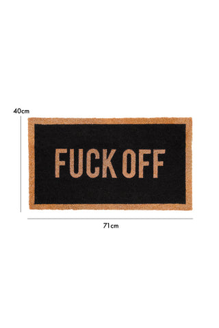 Dimension image of the Fuck Off Doormat