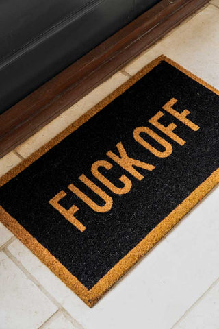 Lifestyle image of the Fuck Off Doormat