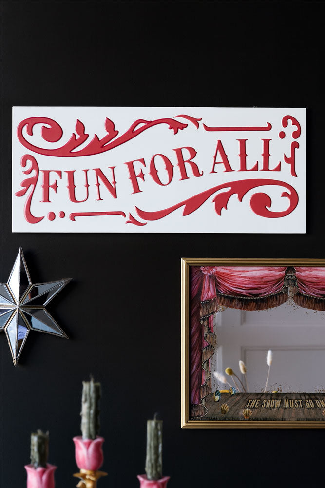 Fun For All Metal Sign | Rockett St George