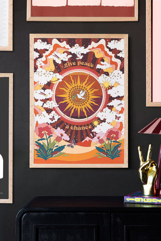 Image of the Give Peace A Chance A2 Art Print - Available in 4 Options