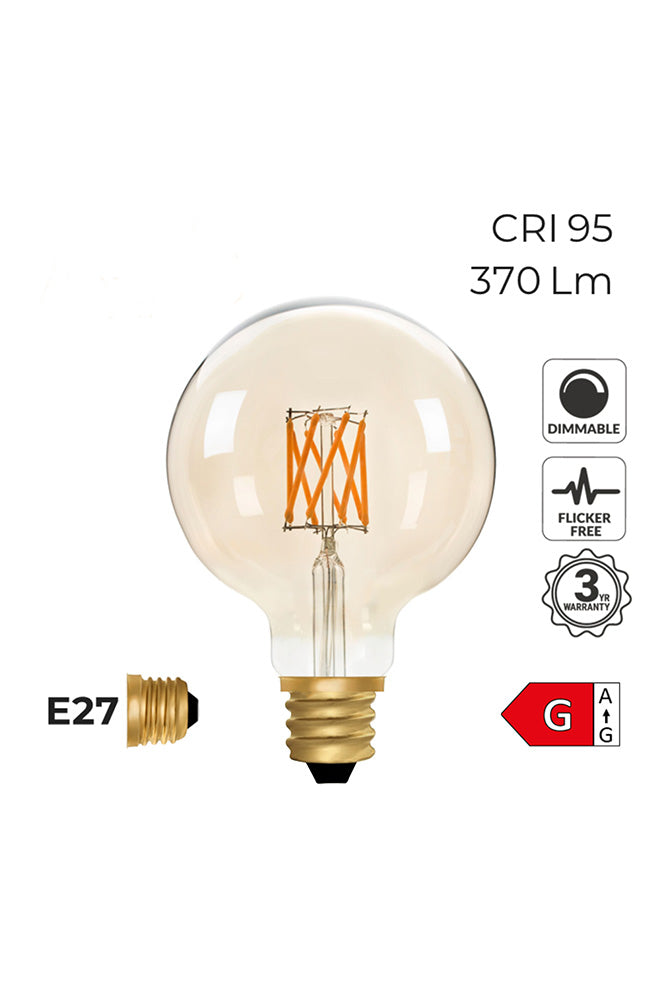 Light Bulbe Roop Amber Small Globe Light Bulb Nordlux Deco Smart E27 G200 Giant Globe