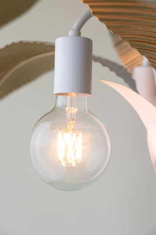 Image of the Globe E27 6W Clear LED Light Bulb on