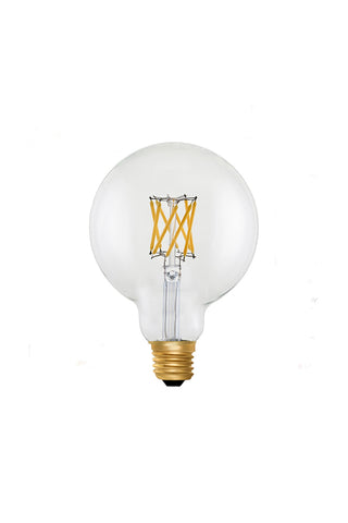Image of the Globe E27 6W Clear LED Light Bulb on a white background