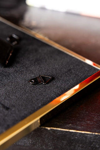 Detail image of the Gold Bamboo Effect Photo Frame