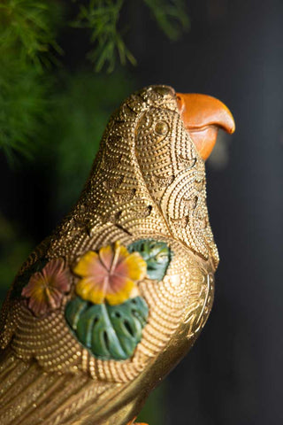 Image of the Gloria Gold Bird Ornament
